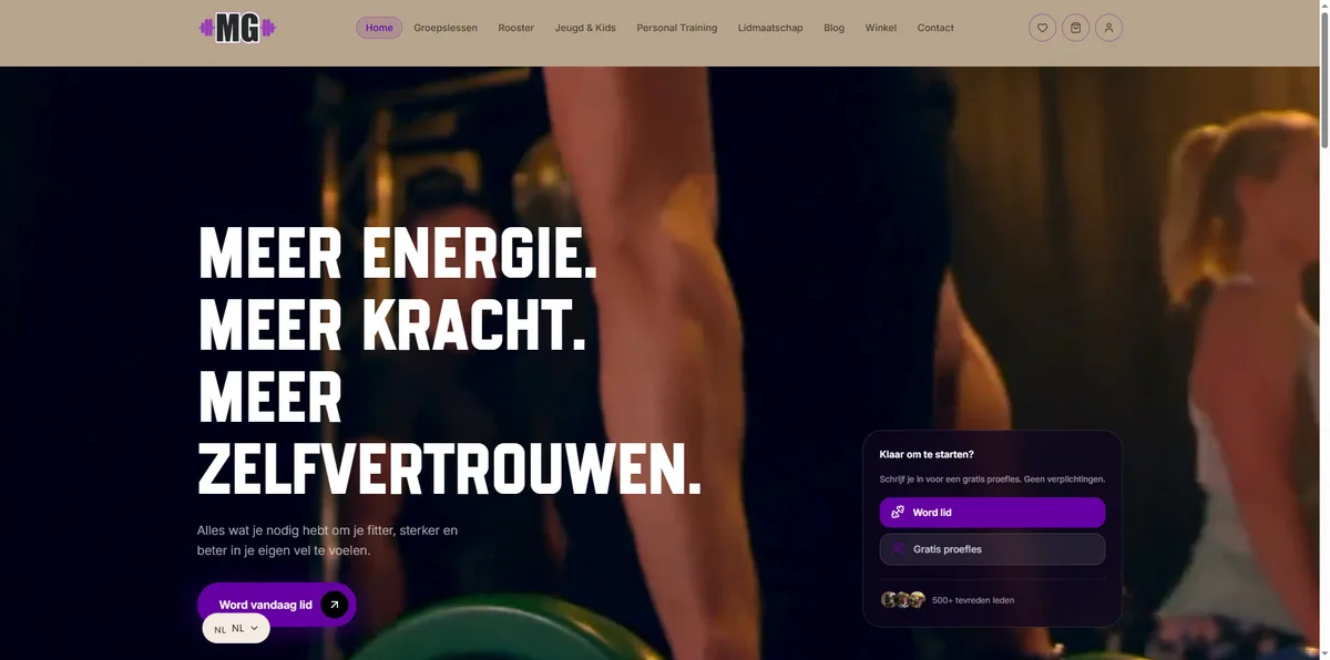 Screenshot van Marco's Gym